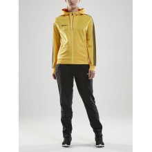 Craft Hoodie Fullzip Pro Control Yellow/Black Women